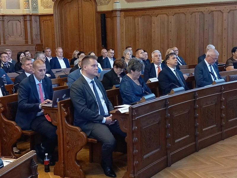 Fidesz-KDNP frakció a kecskeméti alakuló közgyűlésen 2024. október 8-án / Fotó: Hraskó István