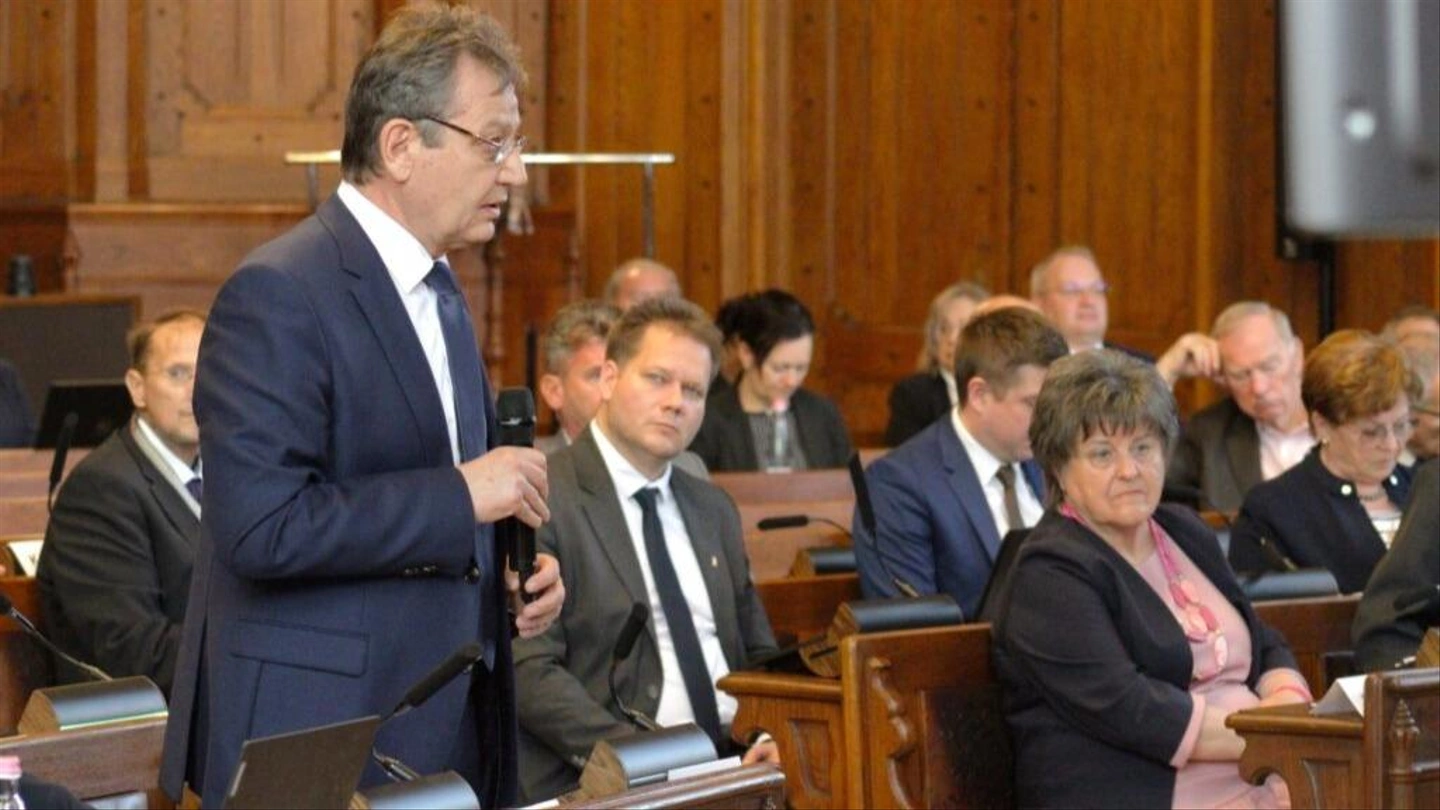 Király József a 2024 áprilisi közgyűlésen / Fotó: Hraskó István