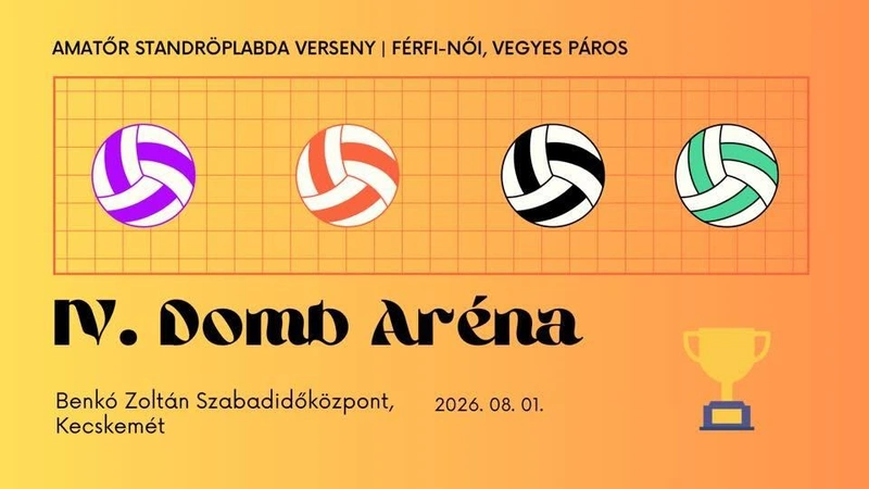 IV. Domb Aréna | Amatőr Strandröplabda Verseny | Férfi-Női és Vegyes páros