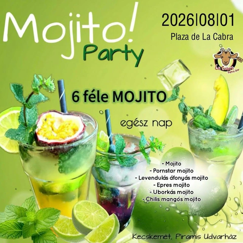 🍋🟩MOJITO Party a La Cabrában!🍋🟩11:00-23:00