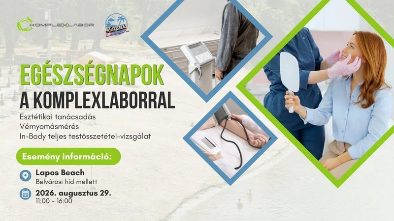 Egészség és esztétika ✨KomplexLabor a Lapos Beachen 🏖️