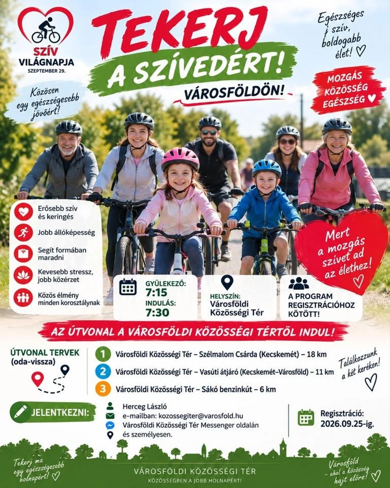 Tekerj a szívedért!