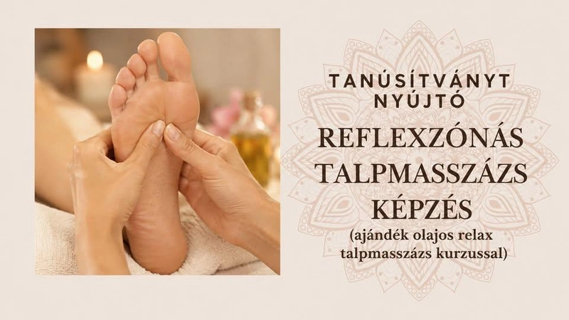 2in1 Reflexzónás és relax TALPMASSZÁZS KÉPZÉS egyben Jászberényben ( hivatalos felnőttképzés)