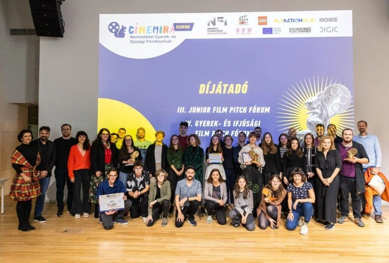 A 2023-as Cinemira Nemzetközi Gyerek- és Ifjúsági Filmfesztivál Pitch Fórumának résztvevői / Forrás: cinemira.hu