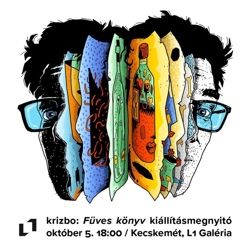 Kirzbo: Füves könyv a kecskeméti L1 Galériában / Forrás: Krizbai Gergely Facebook oldala
