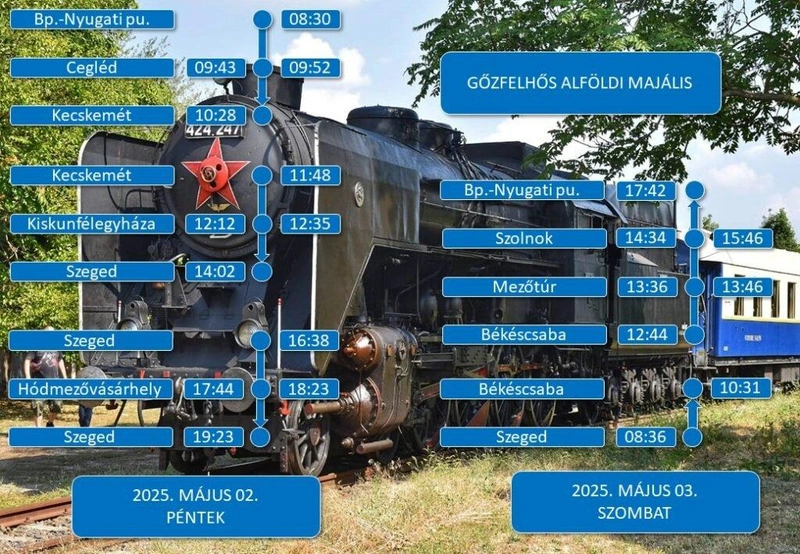 Forrás: MÁV Rail Tours Facebook-oldala