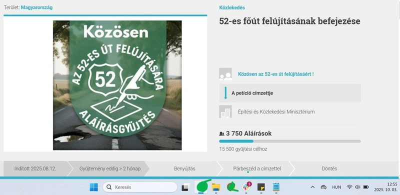 Forrás: https://www.openpetition.eu/