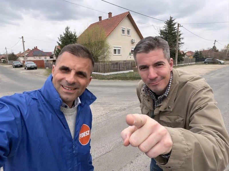 A képen Cseh Tamás és Kocsis Máté látható / Forrás: Cseh Tamás Facebook-oldala