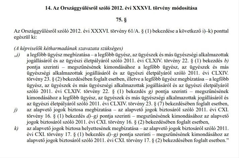 Forrás: T/17282. számú törvényjavaslat