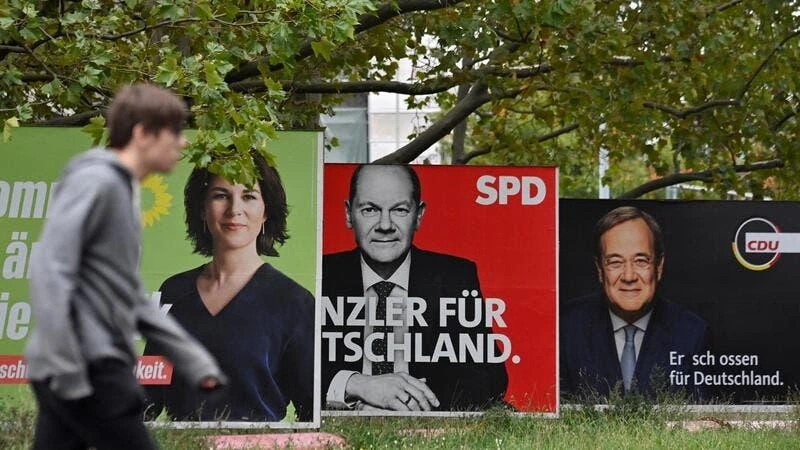 Kampány Berlinben – 2021. szeptember / Fotó: John MACDOUGALL / AFP