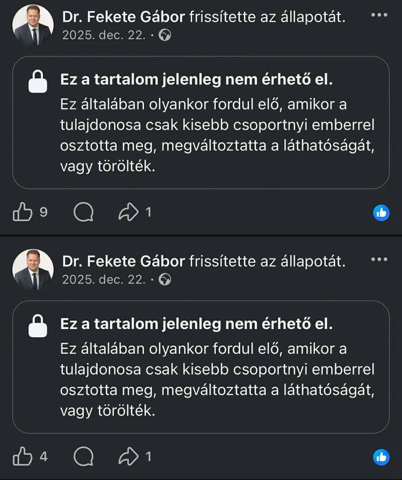 Fotó: Fekete Gábor Facebook oldala