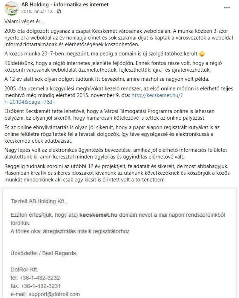 Facebook/AB Holding Kft.