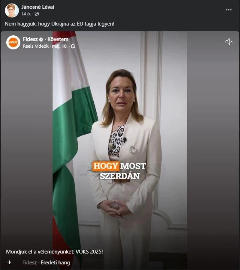 Fotó: képkivágás Lévai Jánosné Fb-oldaláról