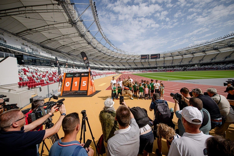 35 ezer férőhelyes a stadion / forrás: az atlétikai világbajnokság Facebook-oldala