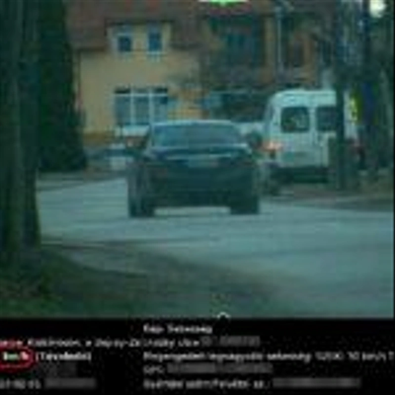Gyorshajtó Kiskőrösön (Fotó: Police.hu)
