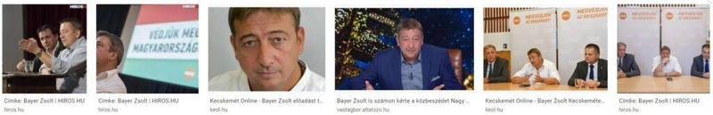 Google találatok a Bayer Zsolt Kecskemét beírásra (kattintásra nagyban megnézhető)