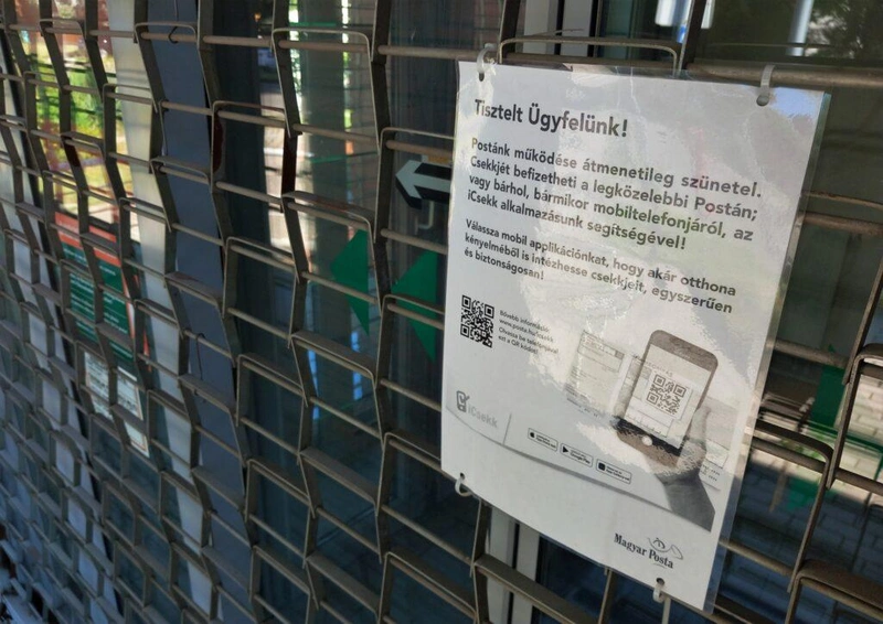 2022 ősze óta szünetel „átmenetileg” a bezárt posták működése / Fotó: Hraskó István