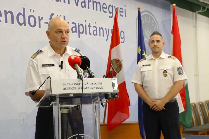 Bogdány Gyula alezredes, a Bács-Kiskun Vármegyei Rendőr-főkapitányság bűnügyi osztályvezetője / fotó: Hraskó István, KecsUP Hírek