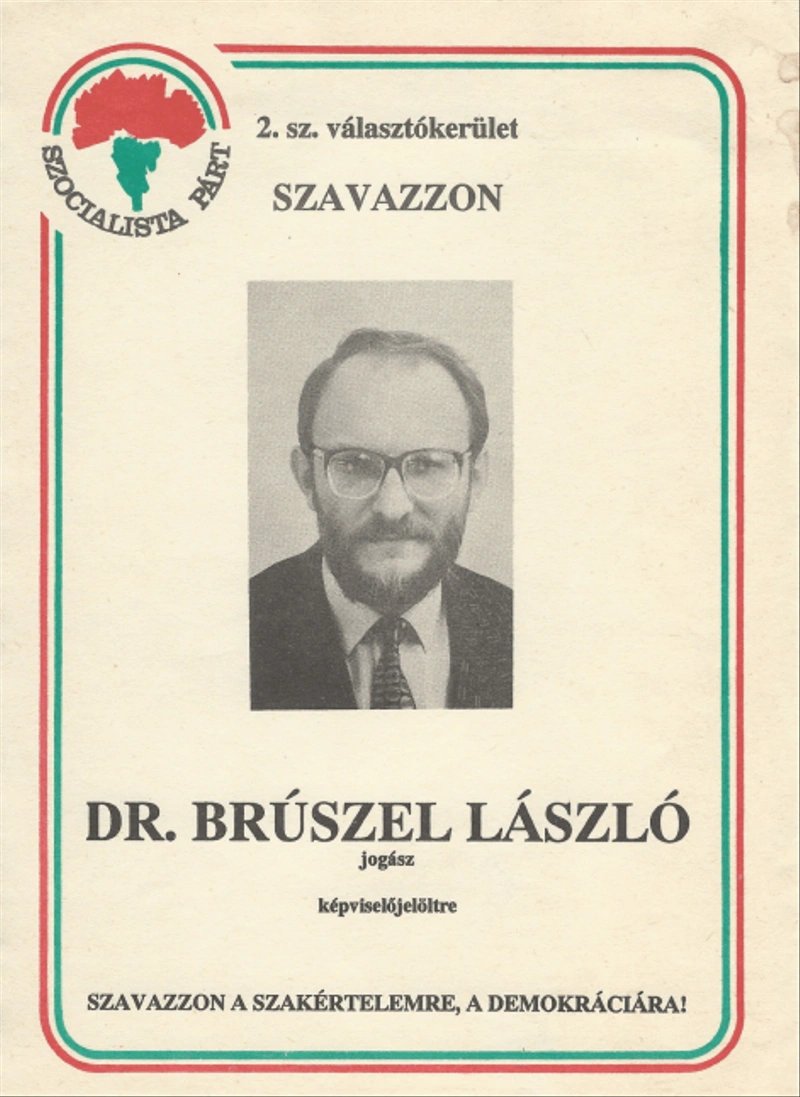 Dr. Brúszel László az MSZP kecskeméti jelöltje