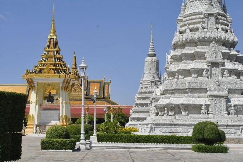 Királyi Palota pagodái Phnom Penhben / Fotó: Falusi Norbert