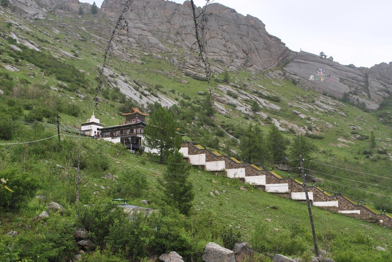 Buddhista templom, Gorkhi-Terelj Nemzeti Park, Mongólia