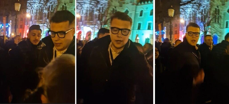Képernyőfotók olvasónk videójából