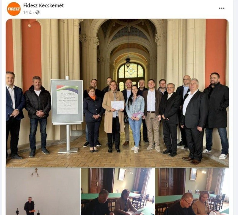 Képernyőfotó, Fidesz Kecskemét Facebook-oldala
