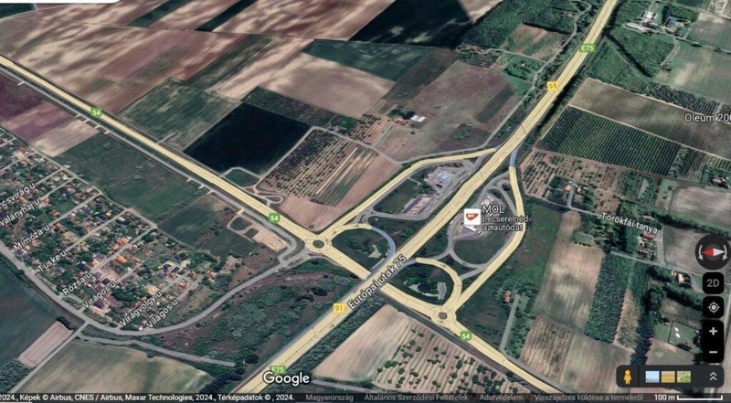 Forrás: Google Earth