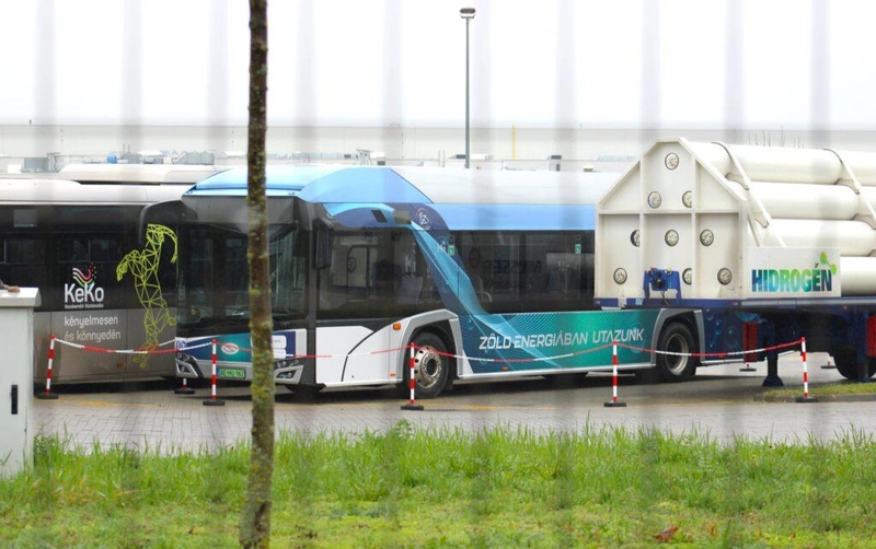 Lesifotó a Solarisról a busztelephelyen / Fotó: Hraskó István