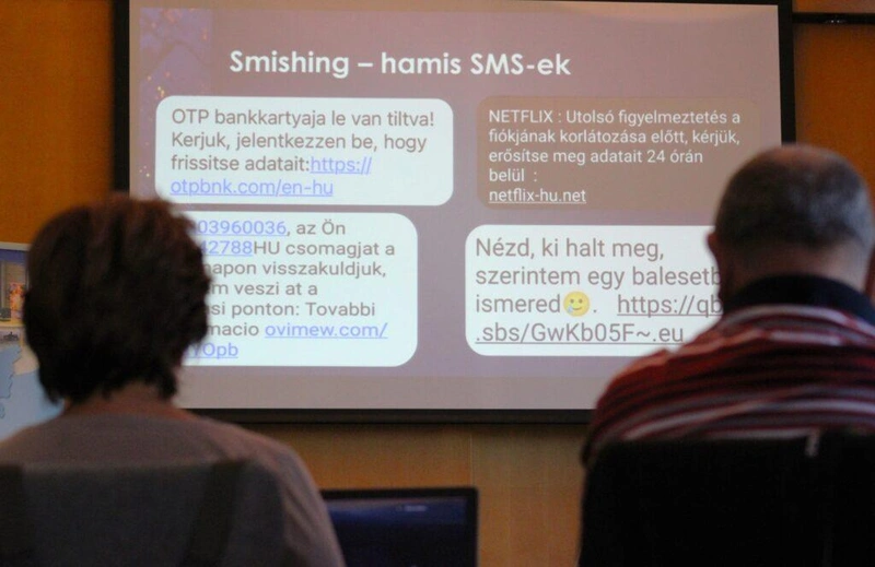 „Bankkártyája le van tiltva!”, „Nézd, ki halt meg, szerintem ismered!”, „Az Ön csomagját visszaküldjük!” – példák a megtévesztő, presszionáló és figyelemfelkeltő SMS-ekre