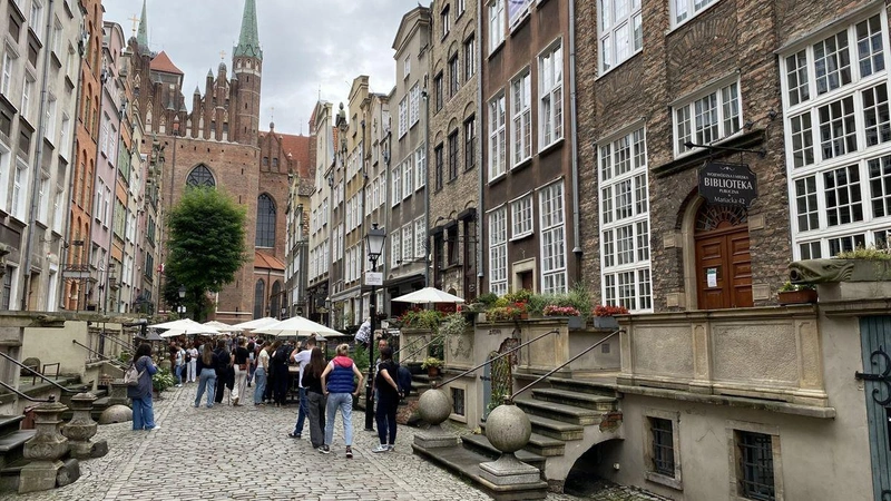 Néha alig hisszük, hogy Lengyelországban járunk – Gdańsk belvárosa / Fotó: Falusi Norbert