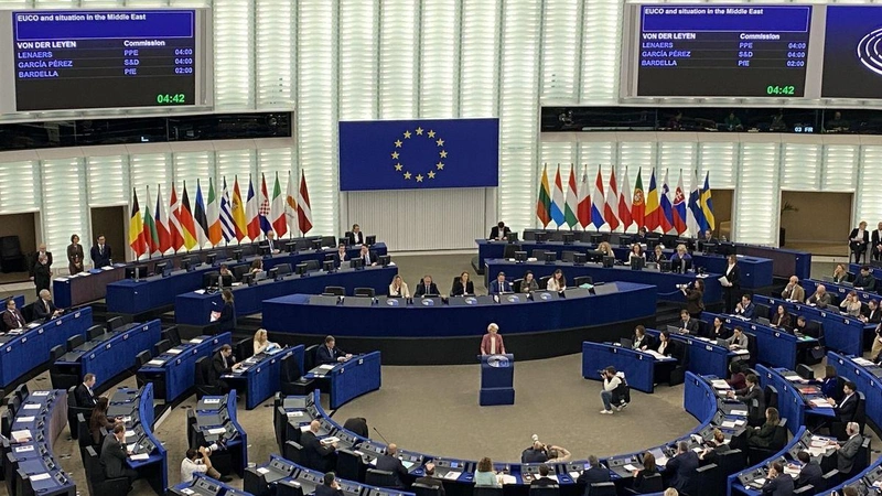 Ursula von der Leyen, az Európai Bizottság elnöke Strasbourban – 2026. március 11. / Fotó: Falusi Norbert / KecsUP