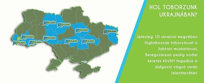 Az ukrán munkavállalók toborzásában több cég működik közre / Fotó: jobtain.hu