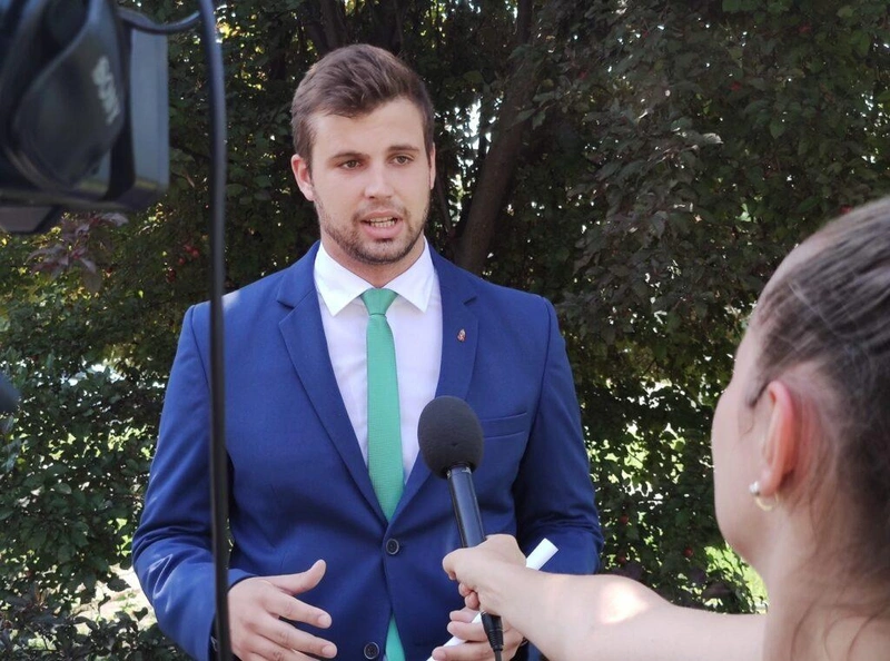 Józsa Bálint, a Szövetség a Hírös Városért Egyesület képviselőcsoportjának tagja