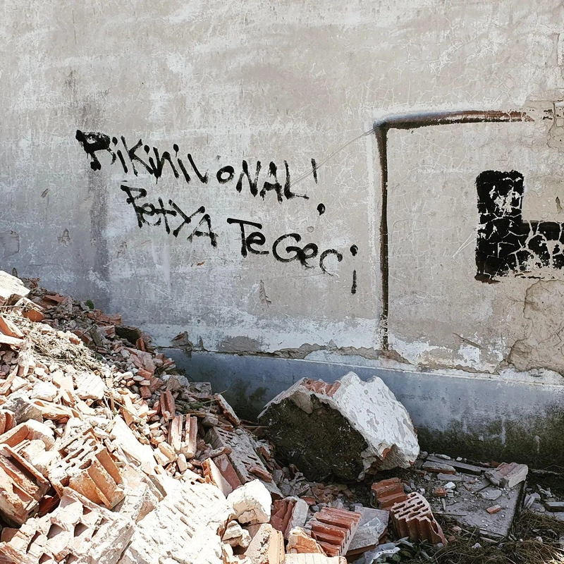Egy utolsó üzenet az utókornak. Fotó: Kecskeméti Fiatalok Társasága