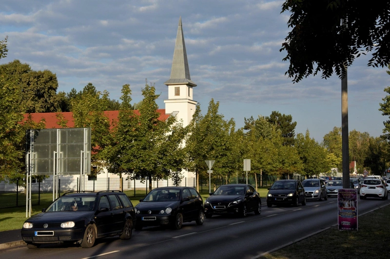 Az Izsáki út munkálatainak befejezése után remélhetőleg kevesebb lesz a torlódás / Fotó: kecsup.hu