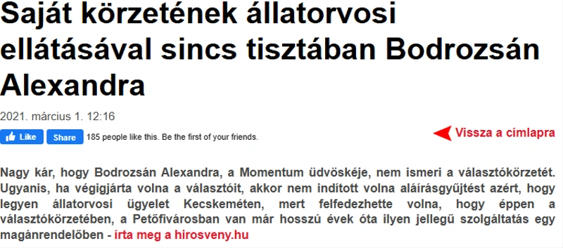 Képernyőfotó: Keol.hu