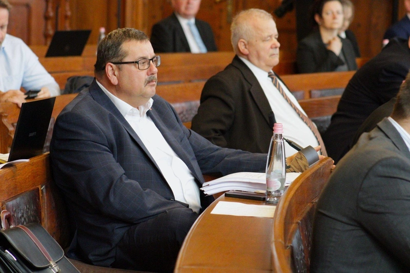 Dobos József a kecskeméti közgyűlés 2024 áprilisi ülésén / Fotó: Hraskó István