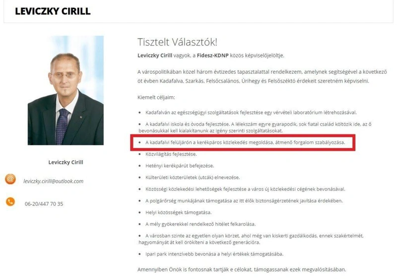 képkivágás a kecskemetifidesz.hu oldalról