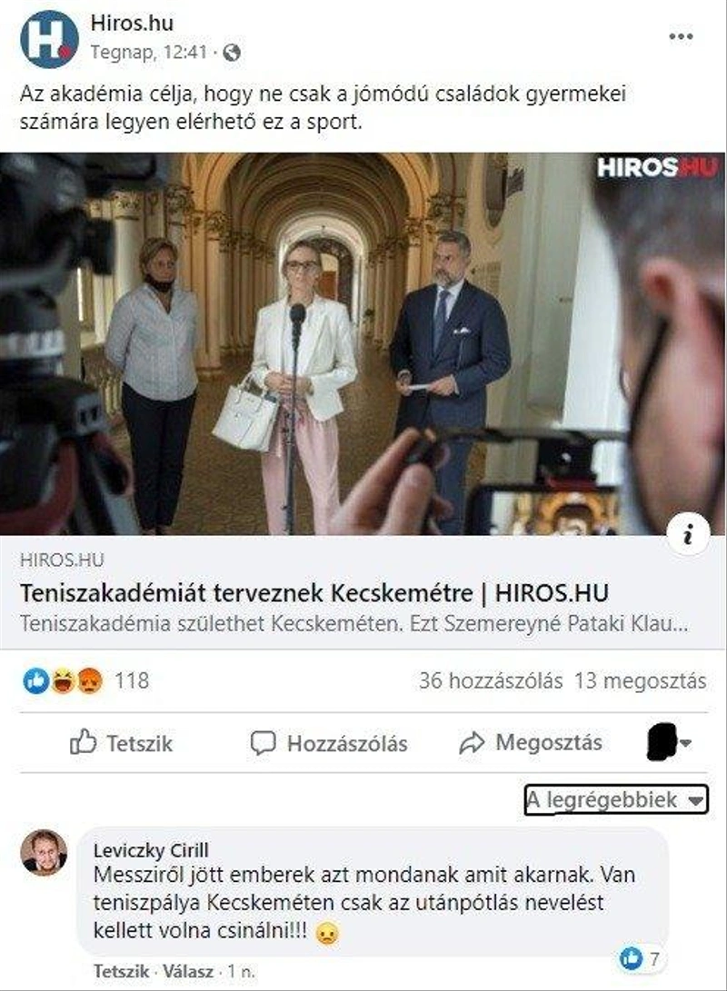 Facebook/hiros.hu