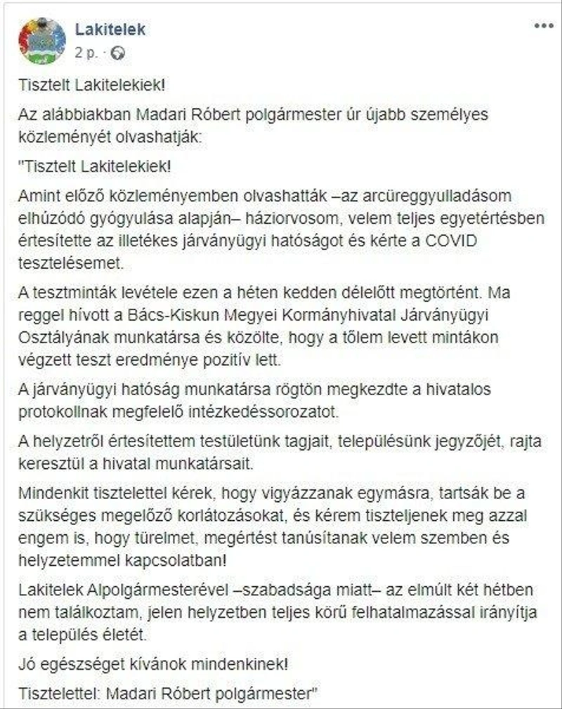 Facebook/Lakitelek