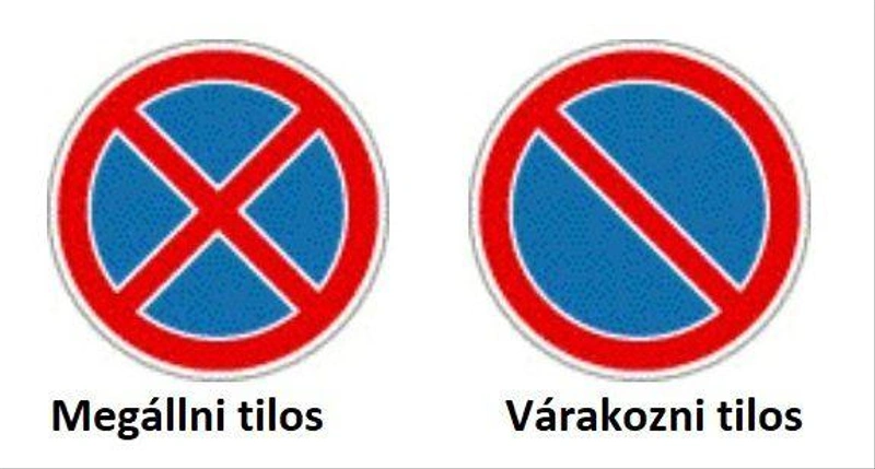 Forrás: KRESZ, azaz 1/1975. (II. 5.) KPM–BM együttes rendelet a közúti közlekedés szabályairól