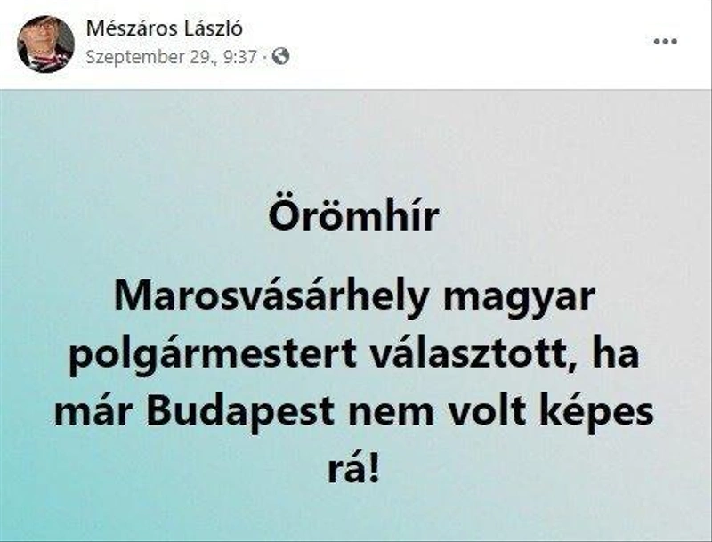 Facebook/Mészáros László