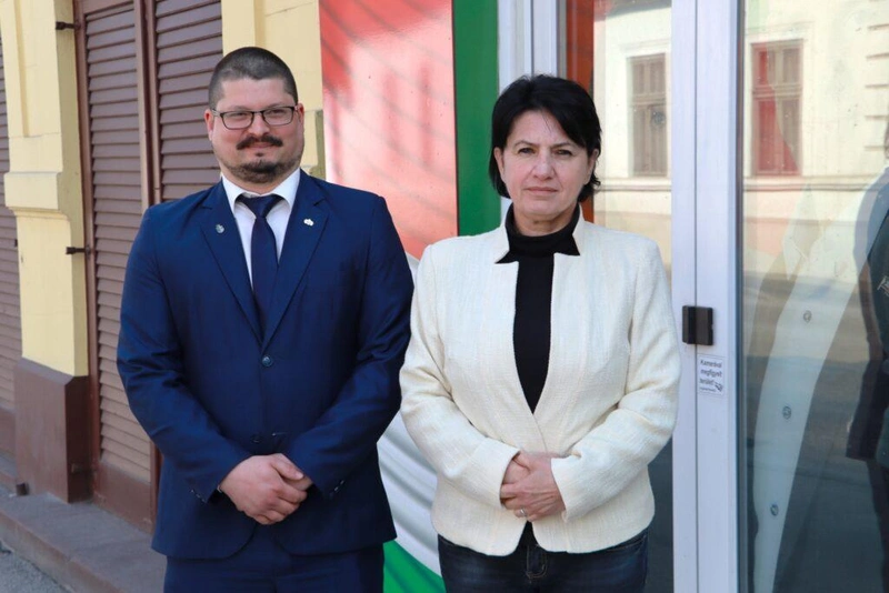 András Károly és Hódi Zsuzsanna, a Mi Hazánk két jelöltje / fotó: Hraskó István, KecsUP Hírek