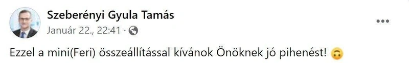 Facebook/Szeberényi Gyula Tamás