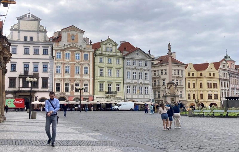 Prága, Óváros téri részlet / Zarándy Zoltán fotója