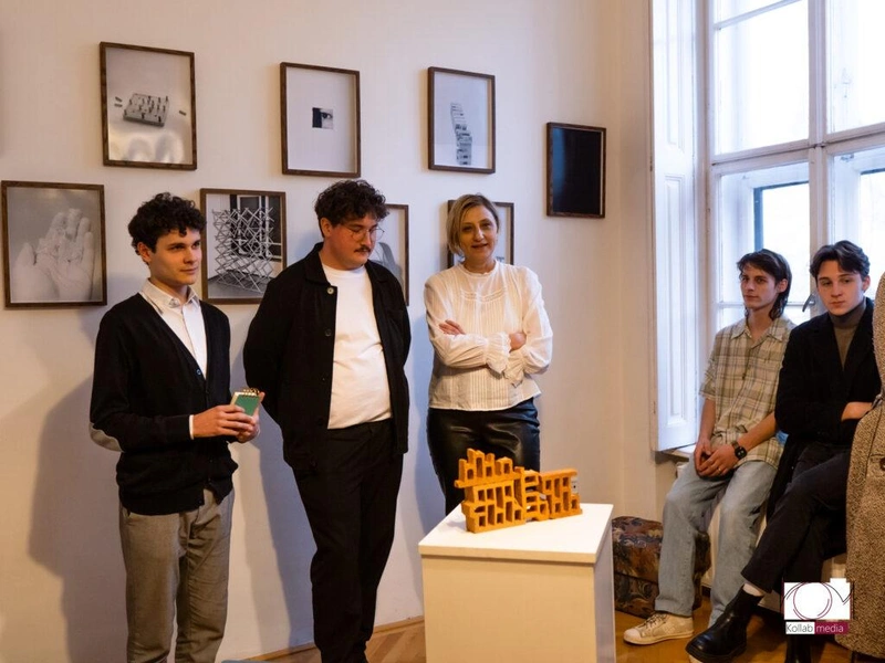 Radics Jakab, Dóka Gábor és Bognár Boglárka a megnyitón / Fotó: Kollab média