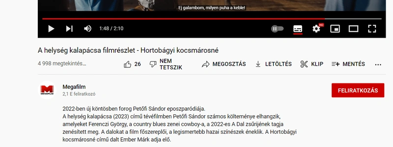 5000 megtekintésből 26 like-ot kapott, a kommenteket pedig inkább hagyjuk.