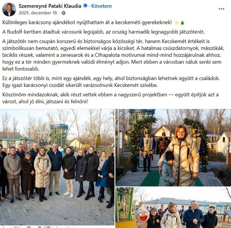 Forrás: Szemereyné Pataki Klaudia Facebook-oldala