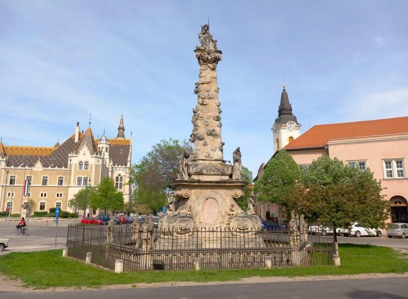 A Szentháromság-szobor / Fotó: Hraskó István
